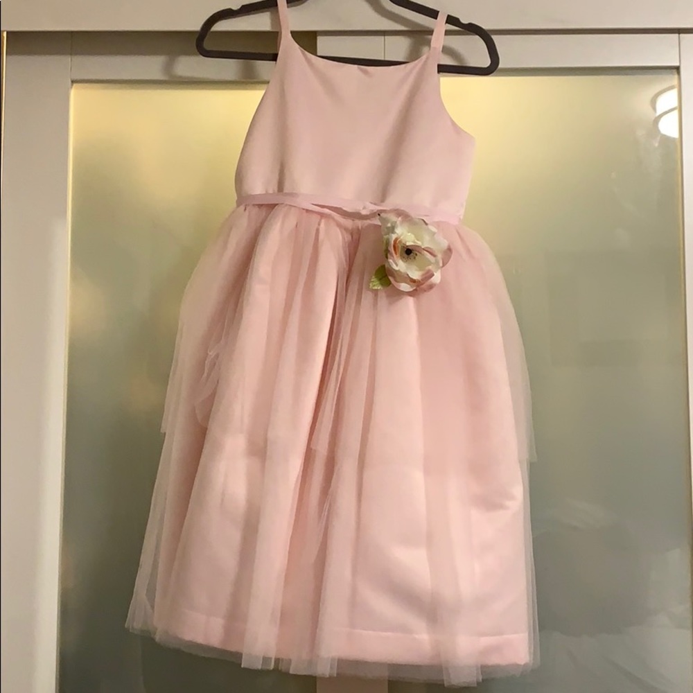 Junior bridesmaid dress by us angels blush pink